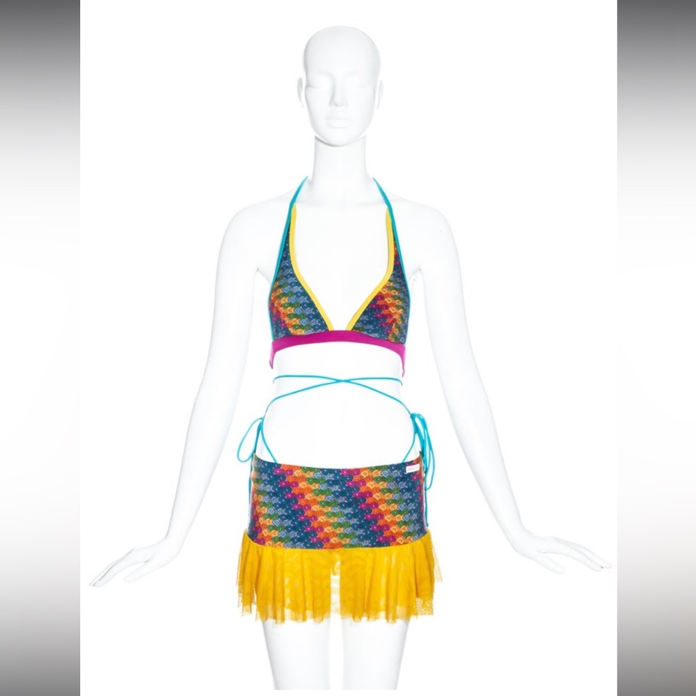 Dolce & gabana three piece swimsuit circa 2000’s